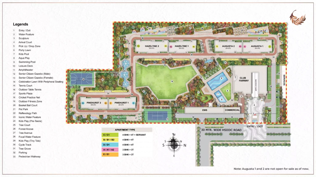 Eldeco Sector 80 Site Plan