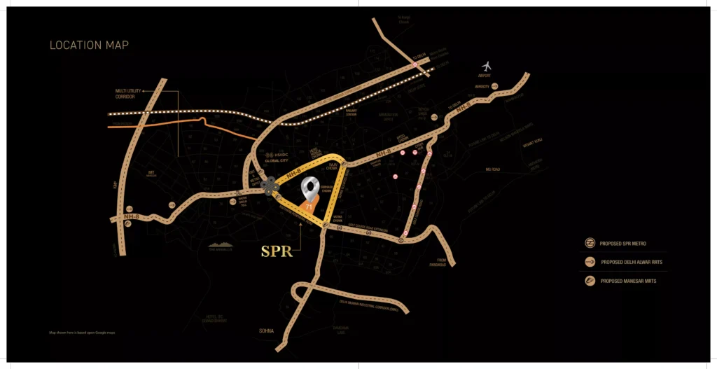 Signature Titanium SPR Location Map